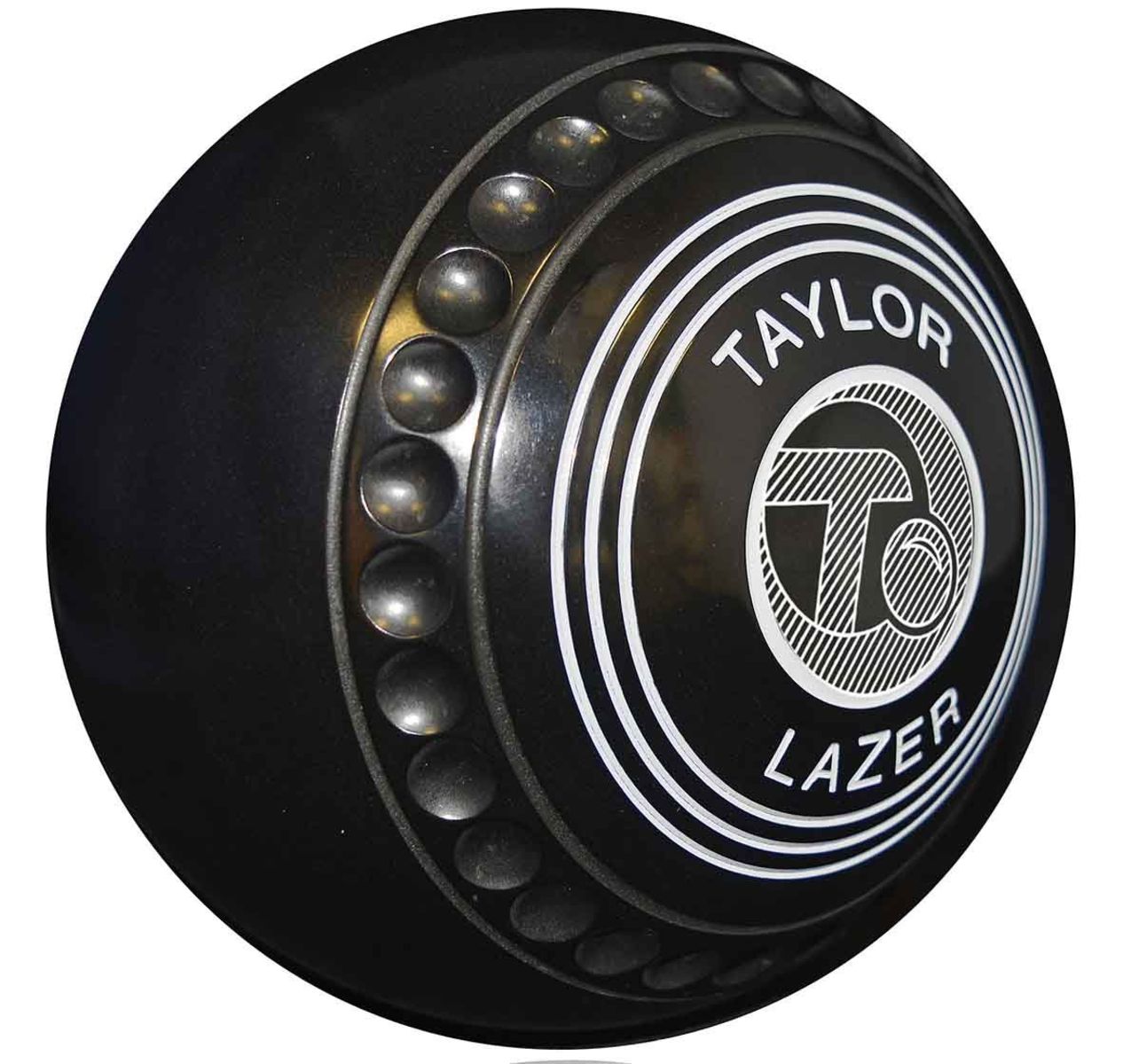 Taylor  Lazer Flat Green Bowls Set of 4 Black